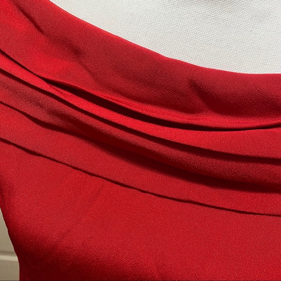 Vintage Burgundy Ann Taylor Tahari Vintage Midi - Picture 6 of 12